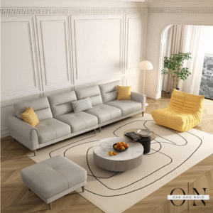 Mercer Slim Leather Sofa