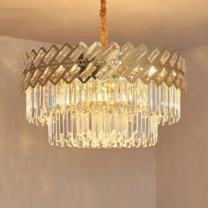Amber Prism Chandelier